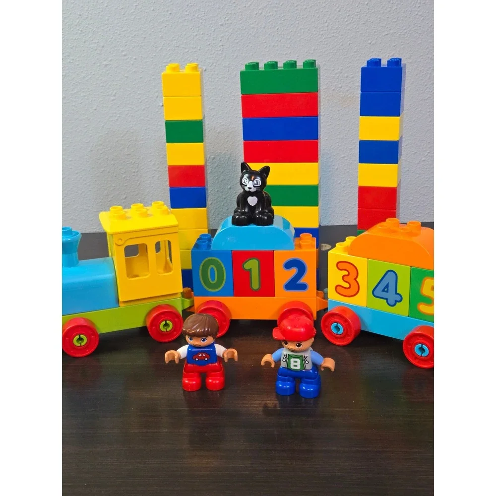 Lego Duplo Number Train Learning Counting Building Blocks Set Toddler Toy